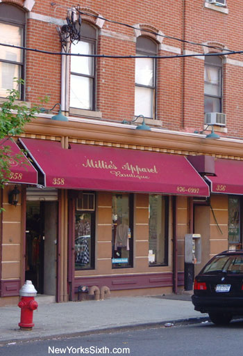 Millie's Apparel in downtown Jersey City