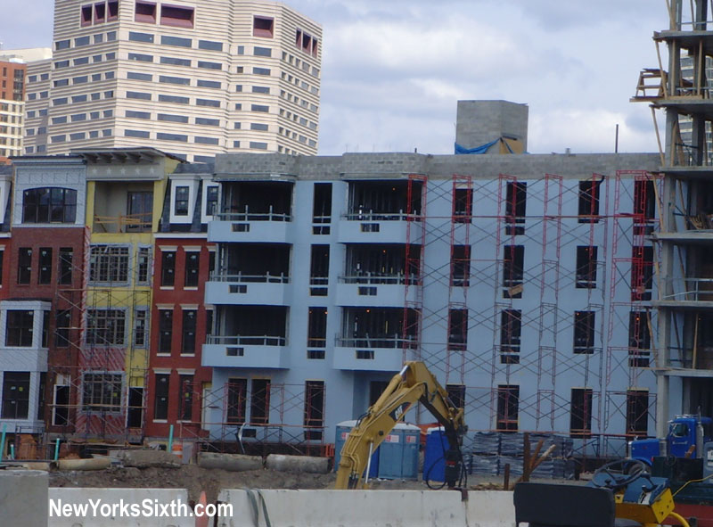 Liberty Harbor North is a mixed use, new urbanist community under construction in Jersey City, New Jersey