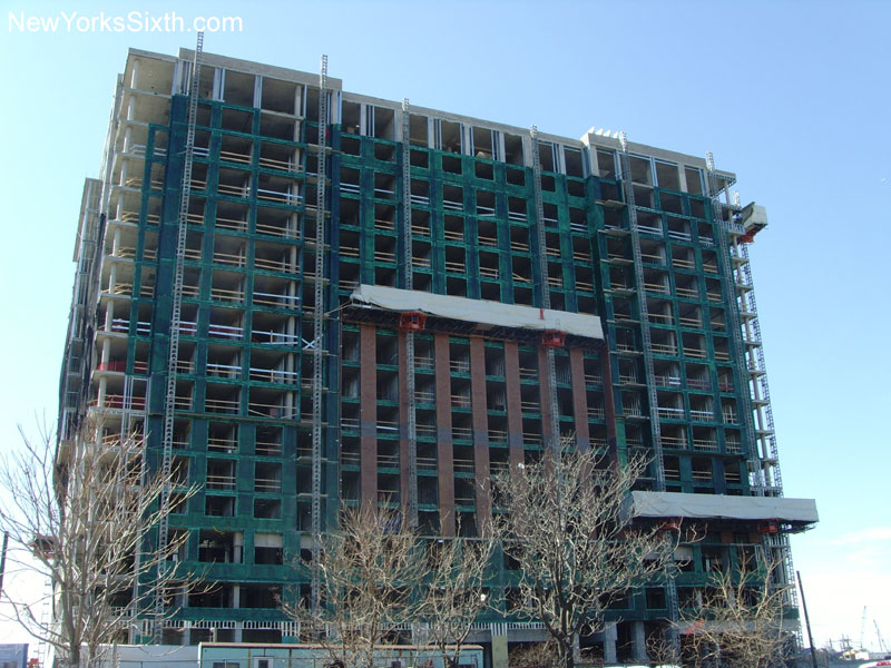 Gulls Cove is a new condominium development in Jersey City, adjacent to the Liberty Harbor North development