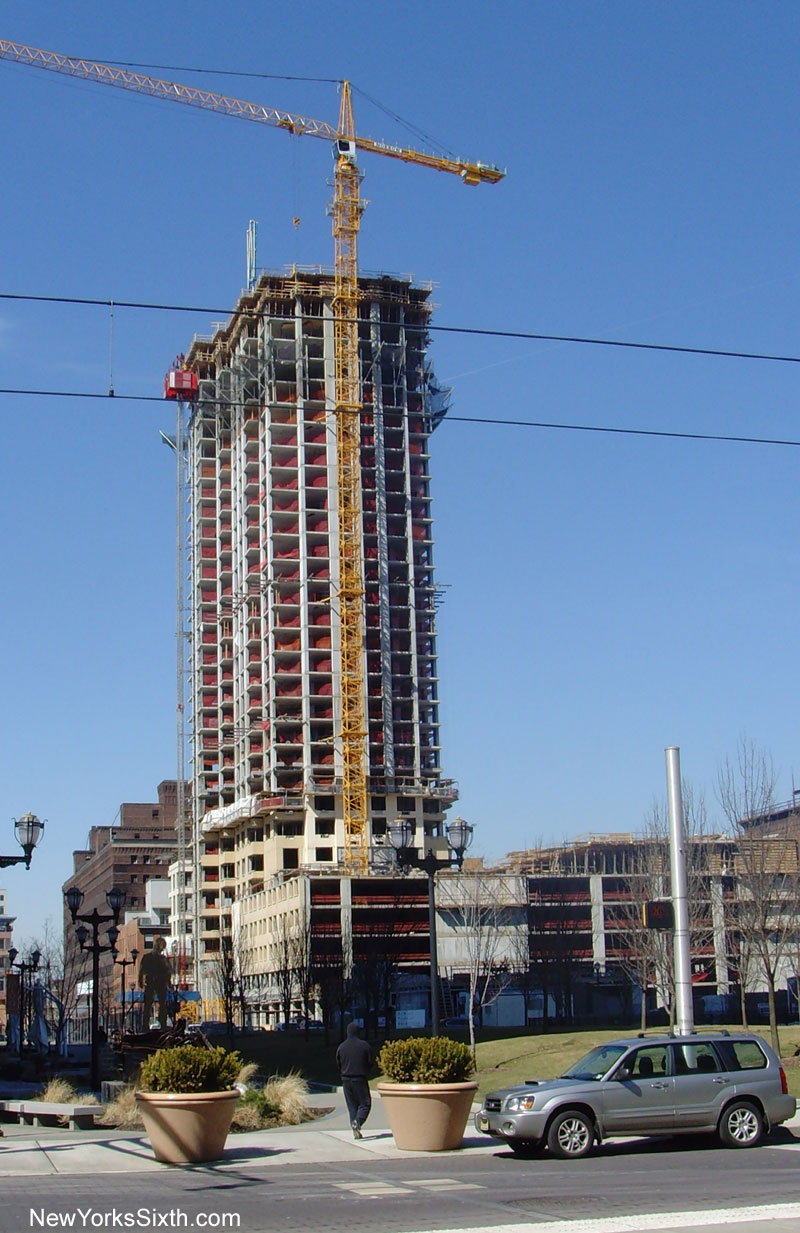 Trump Towers, Jersey City will eventually become a massive high-rise complex with two towers