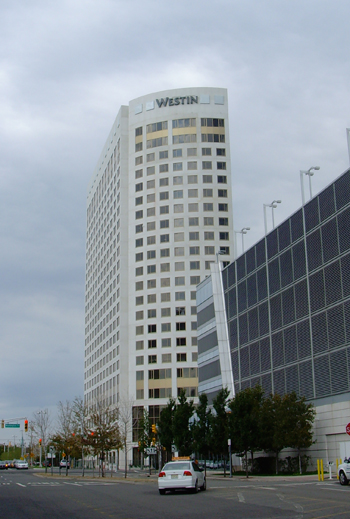 The Westin Hotel Tower in Jersey City is slated to open in November