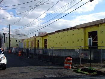 Crescent Court, 54 units of housing under construction in downtown Jersey city