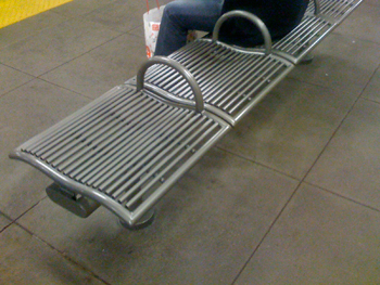 New PATH benches installed at 33rd Street Station